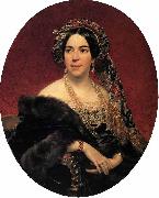 Portrait of Maria Pavlovna Volkonskaia, Karl Briullov